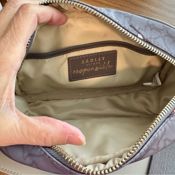 Radley London Blue Nylon Heirloom Ski Dog Crossbody - Picture 8 of 16